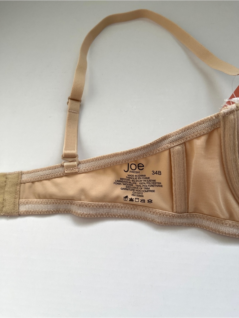Brand New Joe Fresh Size 34B Bra with Removable Straps - Picture 3 of 3